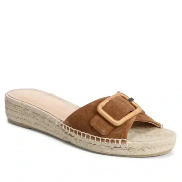 VERONICA BEARD Apa Espadrille Sandal in Hazelwood Size 11 Designer Classic NWOB - Picture 1 of 8